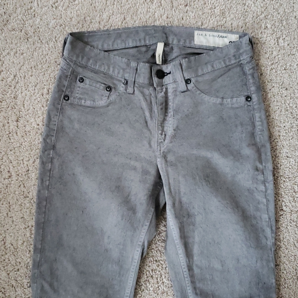 Rag & Bone gray skinny jean leggins Sz 27